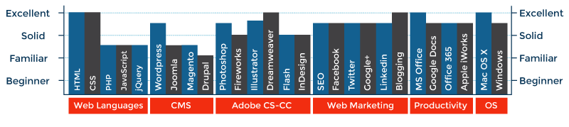 Stephen Jordan's Skills graph